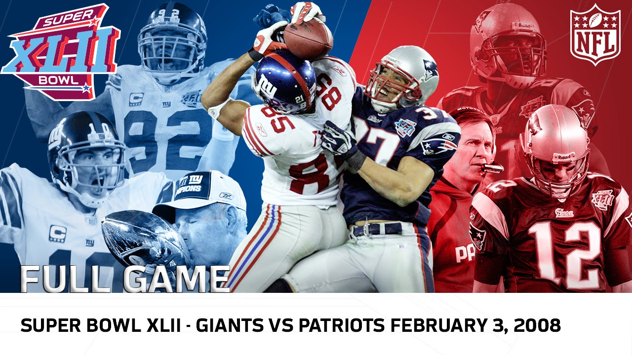  New York Giants upset New England Patriots in Super Bowl XLII