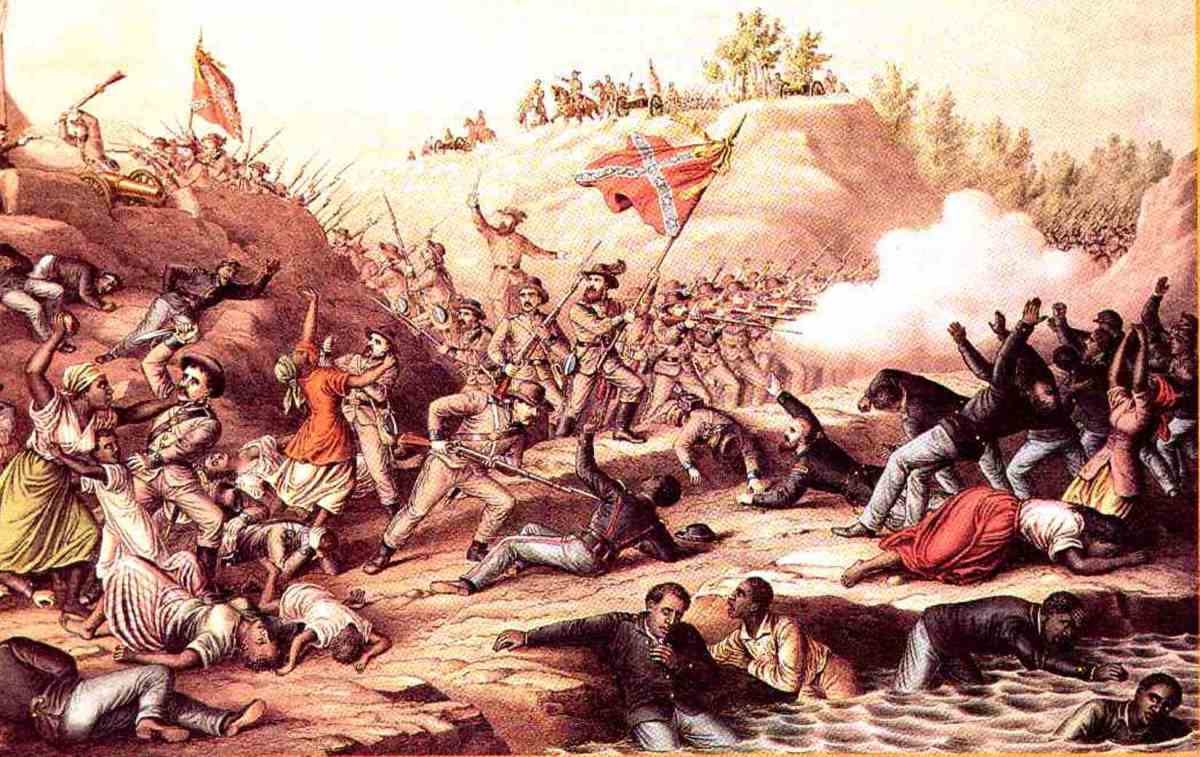  Hundreds of Union soldiers killed in Fort Pillow Massacre